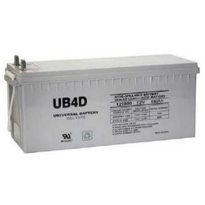 Universal Sealed Gel 12 Volt 180AH Battery (UB4D GEL)