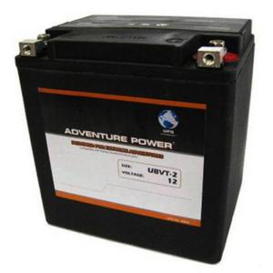 Kinetic VTWIN 12 Volt 30AH 385CCA Sealed AGM Battery (APVIX30L) - Note: This battery has flush mount terminals especially designed for Harley applications, Sealed AGM