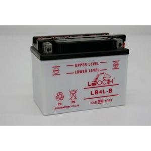 LEOCH Power Sport 12V  (LB4L-B), Conventional Battery with Acid Pack