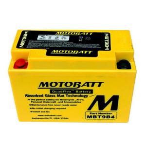 MOTOBATT MBT9B4 - 12Volt Absorbed Glass Mat (AGM) Battery