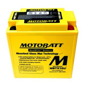 MOTOBATT MBTX16U - 12Volt Absorbed Glass Mat (AGM) Battery