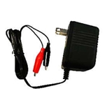 Universal 12 Volt 500mA Single Stage Charger with Clips 12BC0500S-1