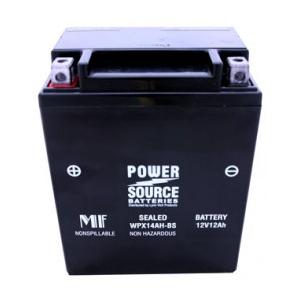 Power Source    12 Volt  Battery (WPX14AH-BS),  Sealed AGM