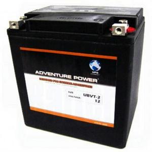 Kinetic VTWIN 12 Volt 30AH 385CCA Sealed AGM Battery (APVIX30L) - Note: This battery has flush mount terminals especially designed for Harley applications, Sealed AGM