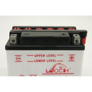 LEOCH Power Sport 12V  (LB4L-B), Conventional Battery with Acid Pack