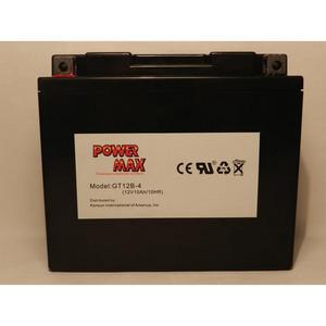 Power Max    12 Volt  Battery (GT12B-4)