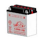 LEOCH Power Sport 12 Volt Battery (12N9-3B), Conventional Battery with Acid Pack