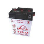 LEOCH Power Sport 12 Volt Battery (B38-6A), Dry Charged AGM Maintenance Free