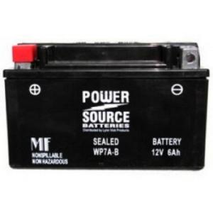 Power Source 12 Volt 7AH 90CCA Sealed AGM Battery (WP7A-BS)