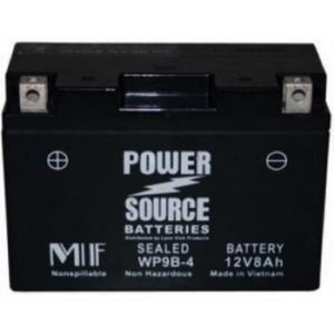 Power Source 12 Volt 8AH 180CCA Sealed AGM Battery (WP9B-4)