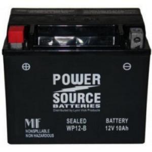 Power Source 12 Volt 10AH 220CCA Sealed AGM Battery (WP12-BS)