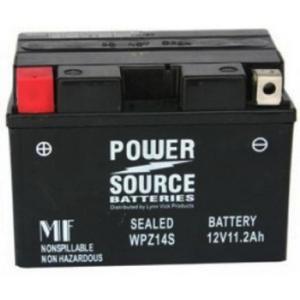 Power Source 12 Volt 11.2AH 250CCA Sealed AGM Battery (WPZ14S)