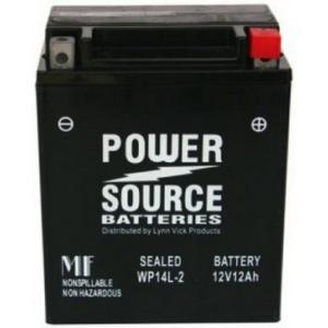 Power Source 12 Volt 12AH 210CCA Sealed AGM Battery (WP14L-2)