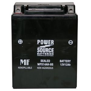 Power Source 12 Volt 14AH 210CCA Sealed AGM Battery (WPX14AH-BS)