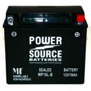 Power Source 12 Volt 19AH 230CCA Sealed AGM Battery (WP16L-B)