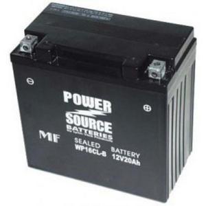 Power Source 12 Volt 20AH 300CCA Sealed AGM Battery (WP16CL-BS)