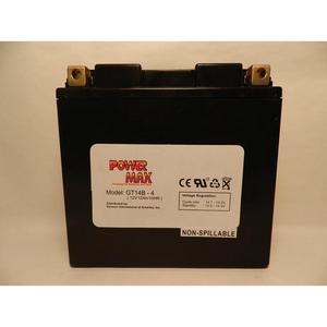Power Max 12 Volt 12AH 210CCA Sealed AGM Battery (GT14B-4)