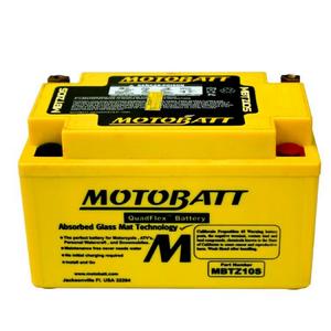 MOTOBATT MBTZ10S - 12 Volt 8.6AH 190CCA Absorbed Glass Mat (AGM) Battery